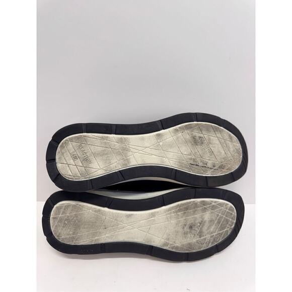 Kenneth Cole Sneakers Womens Size 7.5 Black Rhinestone Ribbon Ties - Picture 9 of 9